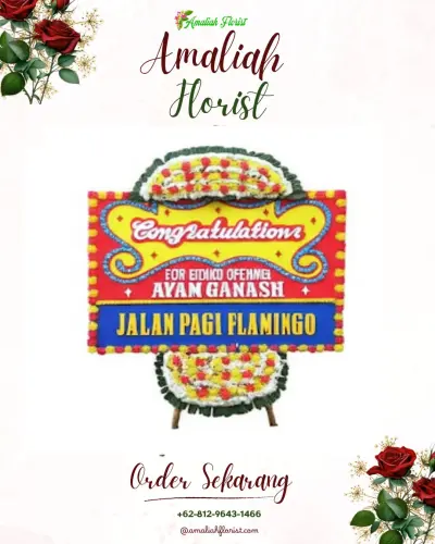 Bunga Papan Congratulation di Taipa